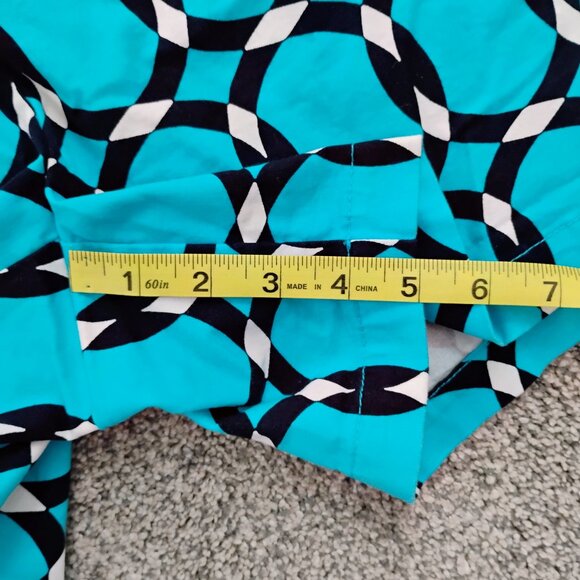 Crown & Ivy Teal Shorts Size 14 - Picture 7 of 8